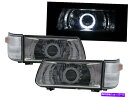 USヘッドライト 三菱LHDのためのDelica L300 99-ONガイドLED Halo W / Corner Lamp Headlight CH Deli...