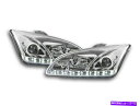 USヘッドライト LED DRLフォードフォーカス4/5ドア付きクローム仕上げハロゲンヘッドライト。 05-08 RHDカー chrome finish hal...