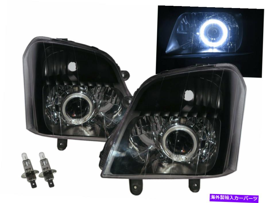 USإåɥ饤 KB MK1 04-07 Isuzu LHDΤLED Angel-Eye Headlight BK KB MK1 04-07 Pre-Facelift 2D/4D Guide LED Angel-Eye Headlight BK for ISUZU LHD