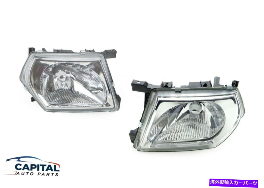 USヘッドライト ヘッドランプのペアセットは日産パトロールGU 2001-2004に合っています Pair Set of Headlamps Suits Nissan Patrol GU 2001-2004