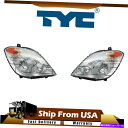 USヘッドライト Mercedes-Benz Sprinter 3500 2010-2013用TYC左ヘッドライトアセンブリキット TYC Left Right Headlight Assembly Kit For Mercedes-Benz Sprinter 3500 2010-2013