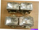 USヘッドライト 日産ブルーバード810ヘッドライトフロントランプL R NOS新しい古い在庫 Nissan Bluebird 810 Head light Front Lamps L R Nos New old stock