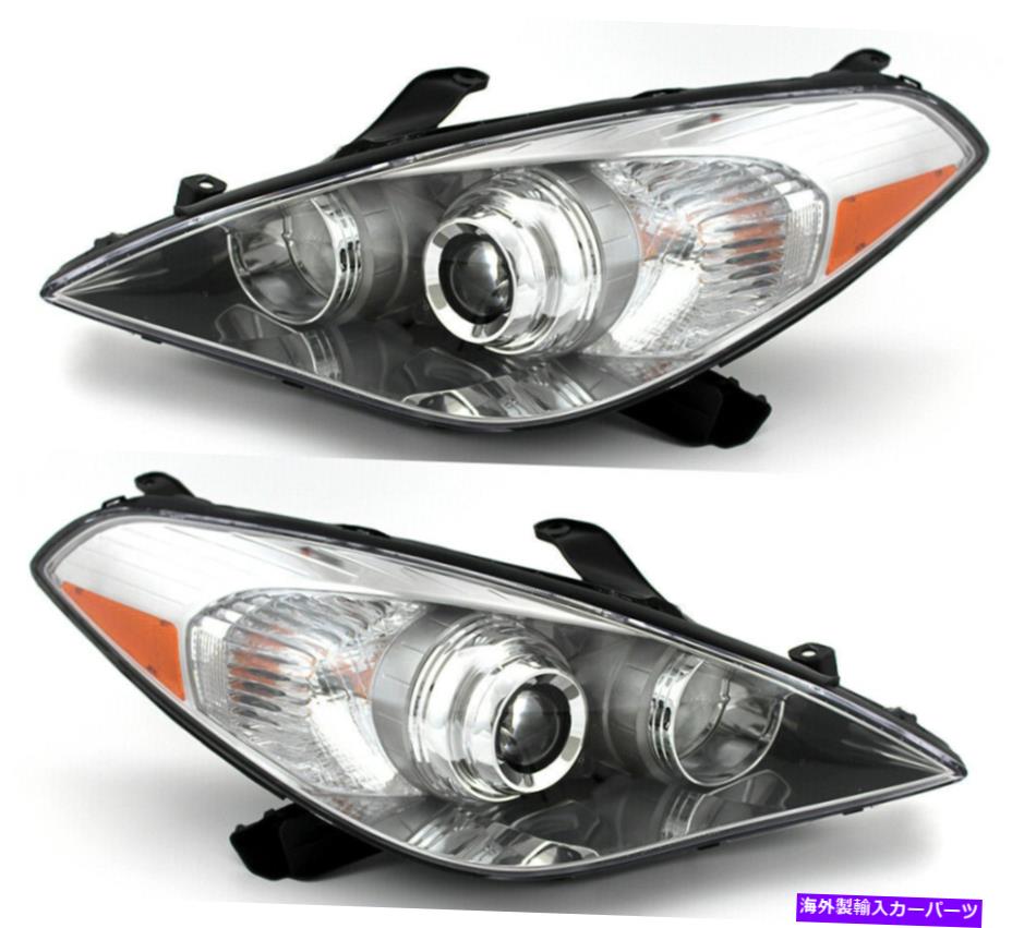 USヘッドライト 2007年2008年トヨタソララヘッドライトペアセット For 2007 2008 Toyota Solara Headlights Pair Set