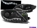 USヘッドライト ヘッドライトLED DRL VW Passat CCの日光ブラックワールドワイドFreeship US LP Headlights LED D...