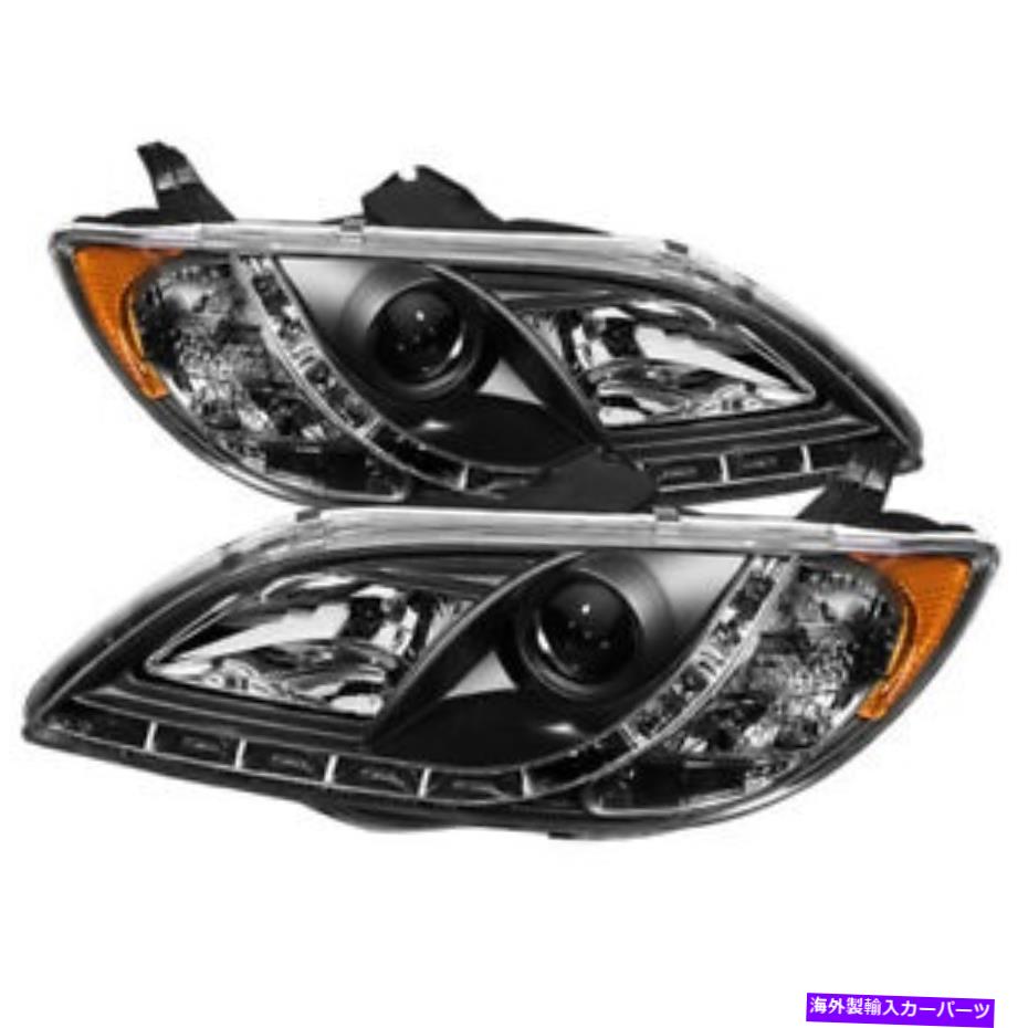 USإåɥ饤 Mazda 3 04-08 4DR Sedanץإåɥ饤ȥϥ - DRL BLK PRO-YD Spy...
