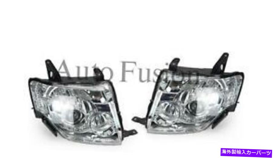 USヘッドライト Mitsubishi Pajero NS / NT（2006-2010）のためのモーターとヘッドライトペア Headlights Pair With Motor For Mitsubishi Pajero NS/NT (2006-2010)
