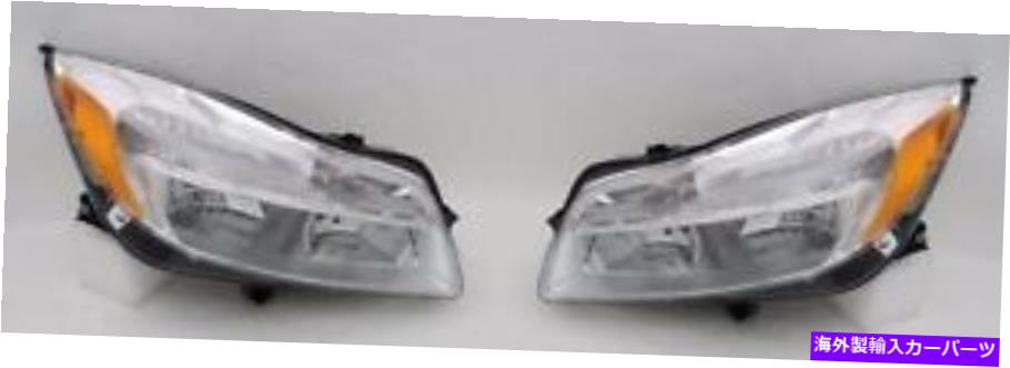 USヘッドライト 2011-2013ビュイックリーガルのための左右のリプレースヘッドライトペア Right and Left Side Replacement Headlight PAIR For 2011-2013 Buick Regal