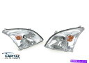 USヘッドライト ヘッドランプのペアセットトヨタプラドJ120 2003-2009 Pair set of Headlamps Suits Toyota Prado J120 2003-2009