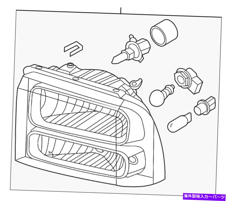 USإåɥ饤 եɥݥåȥإåɥ6C3Z-13008-DB Genuine Ford Composite Headlamp 6C3Z-13008-DB