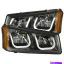 USヘッドライト 111312 Anzoヘッドライトランプドライバー&旅客脇Chevy Avalanche LH RH用 111312 Anzo Headlight Lamp Driver & Passenger Side New for Chevy Avalanche LH RH(2)