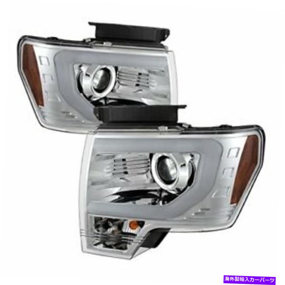 USヘッドライト Spyder Auto 5077585プロジェクタースタイルのヘッドライトChrome / Clear Spyder Auto 5077585 Projector Style Headlights Chrome/Clear