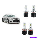 USヘッドライト ホールデンVFシリーズ2 LEDカンブスアンチフリッカーHIロービームライト変換キット For Holden VF Series 2 LED ...