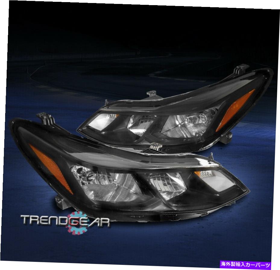 USヘッドライト 2017年2017年2017年のシボレークルーズの取り替えハロゲンヘッドライトランプブラック..