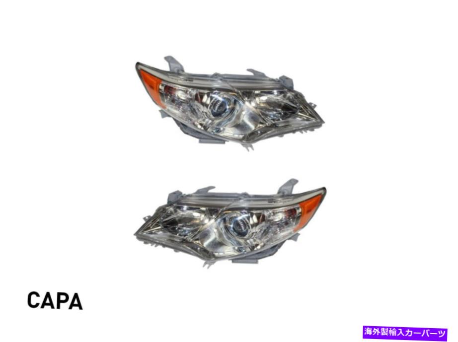 Headlight For 12-14 Toyota Camry L/LE/XLE/Hybrid Headlamp Left+Right Set CAPAカテゴリUSヘッドライト状態新品メーカー車種発送詳細全国一律 送料無料（※北海道、沖縄、離島は省く）商品詳細輸入商品の為、英語表記となります。Condition: NewWarranty: 1 YearFitment Type: Direct Replacementcore charge: $ 0.0 Which is included in the total priceCustom Bundle: YesBrand: Cooling DirectCertifications: CAPAManufacturer Part Number: CDP748381-BPlacement on Vehicle: Pair, Left Driver + Right Passenger SetUPC: Does not apply 条件：新品保証：1年フィットメントタイプ：直接交換コア料金：合計価格に含まれている0.0ドルカスタムバンドル：はいブランド：冷却直接認証：Capa.メーカー部品番号：CDP748381-B.車両への配置：ペア、左の運転手+右乗客セットUPC：適用しません《ご注文前にご確認ください》■海外輸入品の為、NC・NRでお願い致します。■取り付け説明書は基本的に付属しておりません。お取付に関しましては専門の業者様とご相談お願いいたします。■通常2〜4週間でのお届けを予定をしておりますが、天候、通関、国際事情により輸送便の遅延が発生する可能性や、仕入・輸送費高騰や通関診査追加等による価格のご相談の可能性もございますことご了承いただいております。■海外メーカーの注文状況次第では在庫切れの場合もございます。その場合は弊社都合にてキャンセルとなります。■配送遅延、商品違い等によってお客様に追加料金が発生した場合や取付け時に必要な加工費や追加部品等の、商品代金以外の弊社へのご請求には一切応じかねます。■弊社は海外パーツの輸入販売業のため、製品のお取り付けや加工についてのサポートは行っておりません。専門店様と解決をお願いしております。■大型商品に関しましては、配送会社の規定により個人宅への配送が困難な場合がございます。その場合は、会社や倉庫、最寄りの営業所での受け取りをお願いする場合がございます。■輸入消費税が追加課税される場合もございます。その場合はお客様側で輸入業者へ輸入消費税のお支払いのご負担をお願いする場合がございます。■商品説明文中に英語にて”保証”関する記載があっても適応はされませんのでご了承ください。■海外倉庫から到着した製品を、再度国内で検品を行い、日本郵便または佐川急便にて発送となります。■初期不良の場合は商品到着後7日以内にご連絡下さいませ。■輸入商品のためイメージ違いやご注文間違い当のお客様都合ご返品はお断りをさせていただいておりますが、弊社条件を満たしている場合はご購入金額の30％の手数料を頂いた場合に限りご返品をお受けできる場合もございます。(ご注文と同時に商品のお取り寄せが開始するため)（30％の内訳は、海外返送費用・関税・消費全負担分となります）■USパーツの輸入代行も行っておりますので、ショップに掲載されていない商品でもお探しする事が可能です。お気軽にお問い合わせ下さいませ。[輸入お取り寄せ品においてのご返品制度・保証制度等、弊社販売条件ページに詳細の記載がございますのでご覧くださいませ]&nbsp;