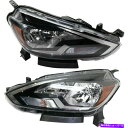 USヘッドライト 2016-2018日産セントラの運転手と助手席側ペアのヘッドライト Headlight For 2016-2018 Nissan Sentra Driver and Passenger Side Pair(2)
