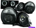 USヘッドライト ヘッドライトメルセデスW210 Eクラス95-99エンジェルアイスルーワールドワイドFreeship LPME3 Headlights Mer...