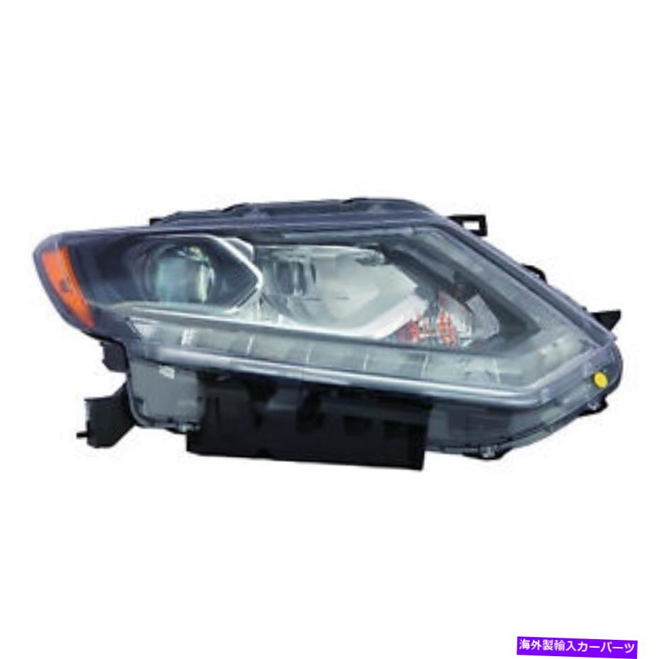 USヘッドライト Headlight LED w / oオートレベルの正しい高品質Capaフィット2014-2016日産ルージュ He..