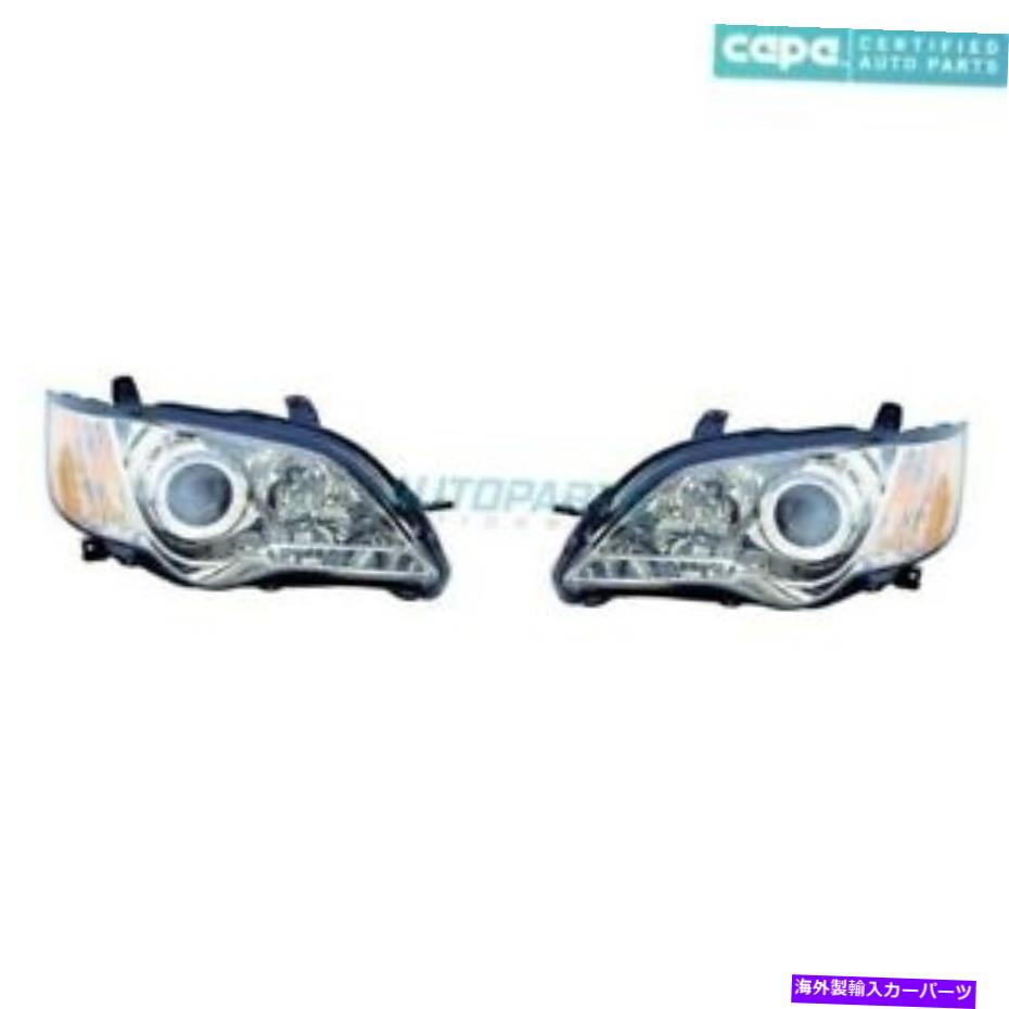 NEW SET OF TWO HEADLIGHT FITS 2008-2009 SUBARU LEGACY SU2502130C SU2503130C CAPAカテゴリUSヘッドライト状態新品メーカー車種発送詳細全国一律 送料無料（※北海道、沖縄、離島は省く）商品詳細輸入商品の為、英語表記となります。Condition: NewBrand: Keystone Automotive OperationsWarranty: 10 YearManufacturer Part Number: 84001AG51B-84001AG50BInterchange Part Number: SU2502130C, SU2503130CPlacement on Vehicle: Left, RightOther Part Number: 2008, 2009, Fits, SUBARU, LEGACYFitment Type: Direct ReplacementSuperseded Part Number: 000426730, 12069779, 84001AG51B, 615343627779, B00ZAMTQV2, 000427016, 615343627373, B00ZANTSDC, 84001AG50B, SU2502130C, SU2503130CCertifications: CAPANote: Aftermarket Auto PartsUPC: Does not apply 条件：新品ブランド：Keystone Automotive Operations保証：10年製造者部品番号：84001AG51B-84001AG50B交換品番：SU2502130C、SU2503130C車両の配置：左、右その他の型番：2008年、2009年、フィット、スバル、レガシーフィットメントタイプ：直接交換置き換えられた部品番号：000426730,12069779,61534362779,61534362779,615343627373,615343627373、B00ZantsDC、84001AG50B、SU2502130C、SU2503130C認証：Capa.注：アフターマーケット自動車部品UPC：適用しません《ご注文前にご確認ください》■海外輸入品の為、NC・NRでお願い致します。■取り付け説明書は基本的に付属しておりません。お取付に関しましては専門の業者様とご相談お願いいたします。■通常2〜4週間でのお届けを予定をしておりますが、天候、通関、国際事情により輸送便の遅延が発生する可能性や、仕入・輸送費高騰や通関診査追加等による価格のご相談の可能性もございますことご了承いただいております。■海外メーカーの注文状況次第では在庫切れの場合もございます。その場合は弊社都合にてキャンセルとなります。■配送遅延、商品違い等によってお客様に追加料金が発生した場合や取付け時に必要な加工費や追加部品等の、商品代金以外の弊社へのご請求には一切応じかねます。■弊社は海外パーツの輸入販売業のため、製品のお取り付けや加工についてのサポートは行っておりません。専門店様と解決をお願いしております。■大型商品に関しましては、配送会社の規定により個人宅への配送が困難な場合がございます。その場合は、会社や倉庫、最寄りの営業所での受け取りをお願いする場合がございます。■輸入消費税が追加課税される場合もございます。その場合はお客様側で輸入業者へ輸入消費税のお支払いのご負担をお願いする場合がございます。■商品説明文中に英語にて”保証”関する記載があっても適応はされませんのでご了承ください。■海外倉庫から到着した製品を、再度国内で検品を行い、日本郵便または佐川急便にて発送となります。■初期不良の場合は商品到着後7日以内にご連絡下さいませ。■輸入商品のためイメージ違いやご注文間違い当のお客様都合ご返品はお断りをさせていただいておりますが、弊社条件を満たしている場合はご購入金額の30％の手数料を頂いた場合に限りご返品をお受けできる場合もございます。(ご注文と同時に商品のお取り寄せが開始するため)（30％の内訳は、海外返送費用・関税・消費全負担分となります）■USパーツの輸入代行も行っておりますので、ショップに掲載されていない商品でもお探しする事が可能です。お気軽にお問い合わせ下さいませ。[輸入お取り寄せ品においてのご返品制度・保証制度等、弊社販売条件ページに詳細の記載がございますのでご覧くださいませ]&nbsp;