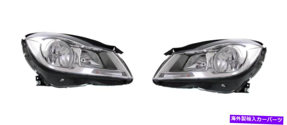 USإåɥ饤 12-14륻ǥ٥C饹MB2503187ΤκΥإåɥ饤MB2503187 Left &Right Headlights for 12-14 Mercedes-Benz C-Class MB2503187, MB2502187