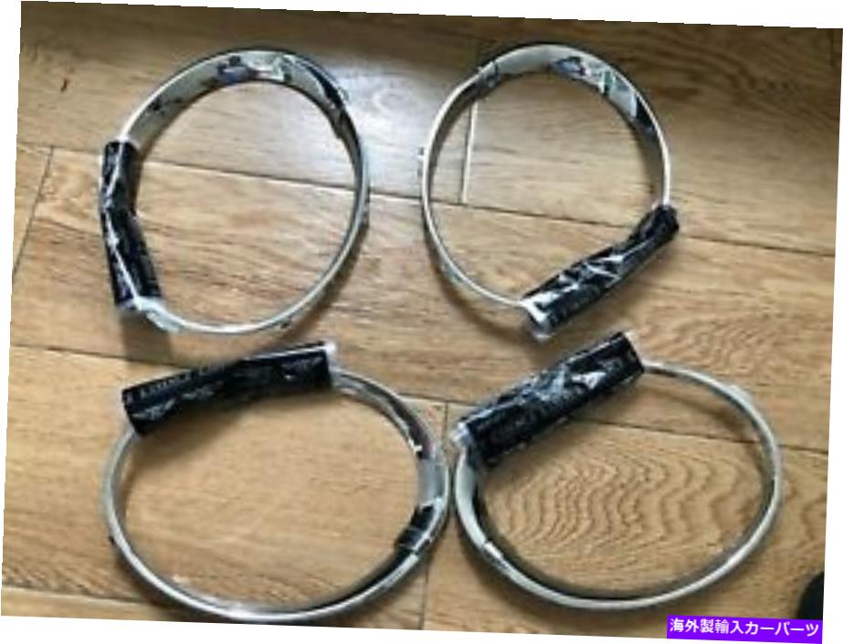 USヘッドライト 2006-2012 Bentley Continental Flying Spur Chromeヘッドライトベゼルセット4個 2006-2012 Bentley Continental Flying Spur Chrome Headlight Bezels Set of 4 PCS