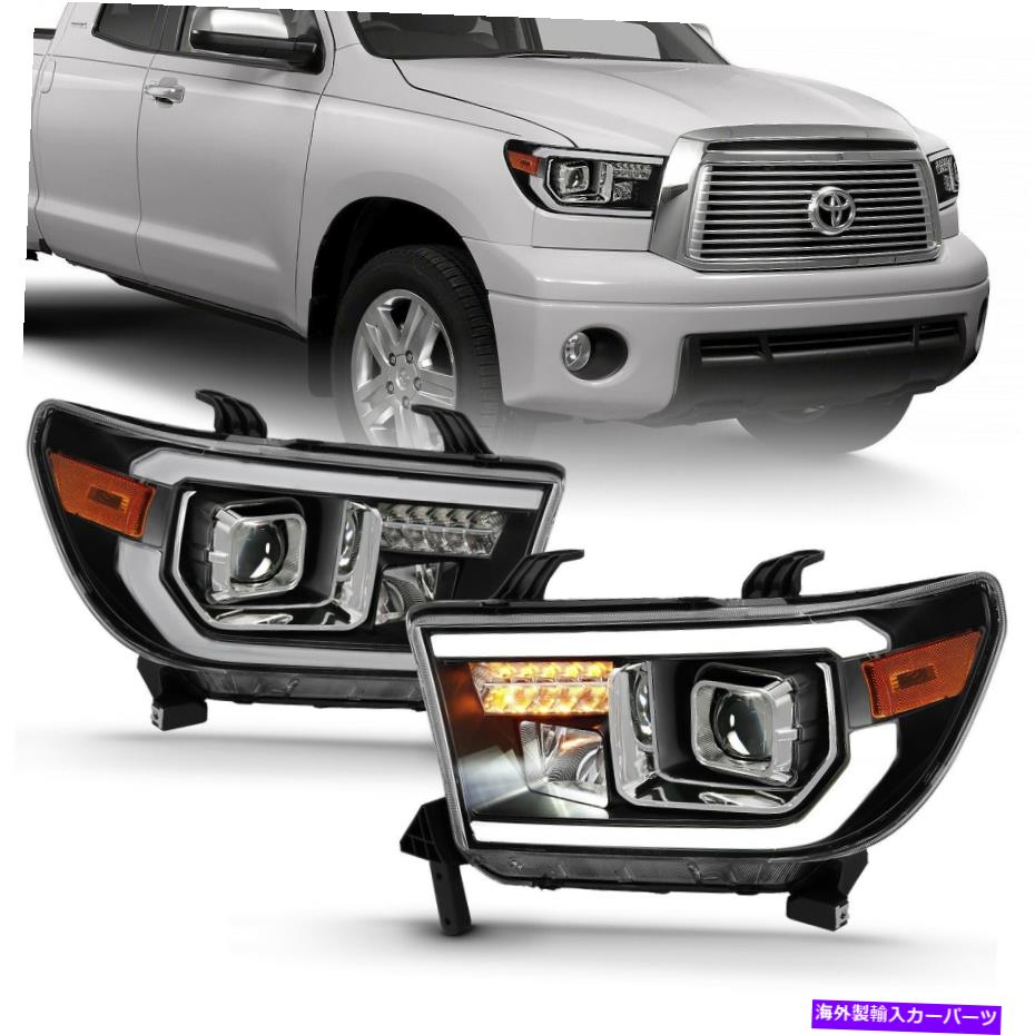 USヘッドライト Anzo USA 111447プロジェクターヘッドライトセットフィット07-16 Sequoia Tundra Anzo ..