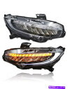 Us Custom Parts Shop USDM㤨USإåɥ饤 ܤ2016-2018 Civic EX LXݡĤΤν缡ΥʥΥإåɥ饤ȤƳޤ Eagle Eyes LED Headlights w/ Sequential Signal for 2016-2018 Civic EX LX SportפβǤʤ156,048ߤˤʤޤ