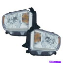 USヘッドライト Headlights Halogen LED Capaは2014-2017トヨタツンドラの右ペア Headlights Halogen LED...