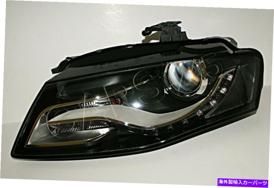 USヘッドライト 2010- Audi A4 B8 Bi Xenon LED DRLヘッドライトフロントランプAFS曲線左側 2010- Audi A4 B8 Bi Xenon LED DRL Headlight Front Lamp AFS Curve LEFT Side