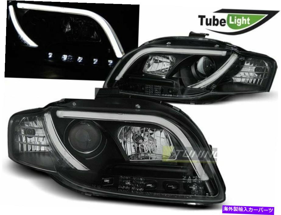USヘッドライト ヘッドライトLED LET LITI LITI LITI LITH TUBE AUDI A4 B7 04-08ブラックWW Freeship US L Headlights LED LTI LIGHT TUBE Inside for AUDI A4 B7 04-08 Black WW FreeShip US L
