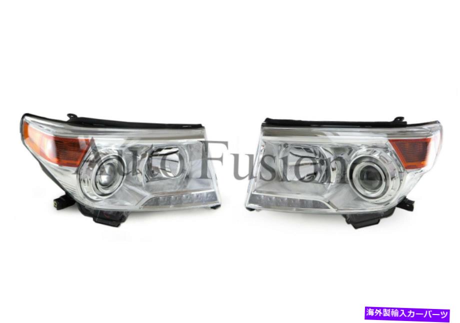 USヘッドライト Toyota Landcruiser J200のための昼間LEDとHID型ヘッドライトペア（2012-2015） HID Type Headlight Pair With Daytime LED For Toyota Landcruiser J200 (2012-2015)