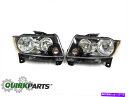 USヘッドライト ジープグランドチェロキー高度天然右&左ヘッドライトランプOEMニューモパル JEEP GRAND CHEROKEE ALTITUDE TRAILHAWK RIGHT & LEFT HEADLIGHT LAMP OEM NEW MOPAR(2)