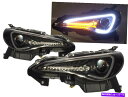 USヘッドライト FR-S 2012 - 現在のDRL動的ターンシグナルHID D4SヘッドライトブラックSCION LHD FR-S 2012-present...