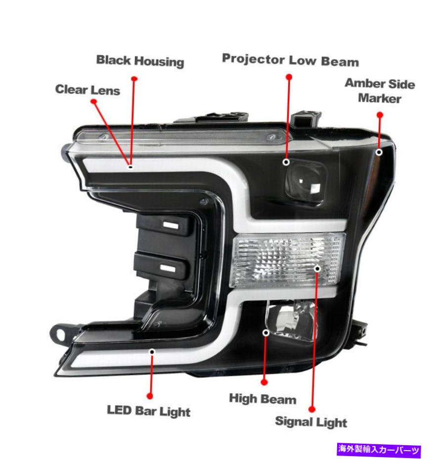 USإåɥ饤 18-20եF150ԥååLED塼֥֥åץإåɥ饤ȥW / DRL For 1...