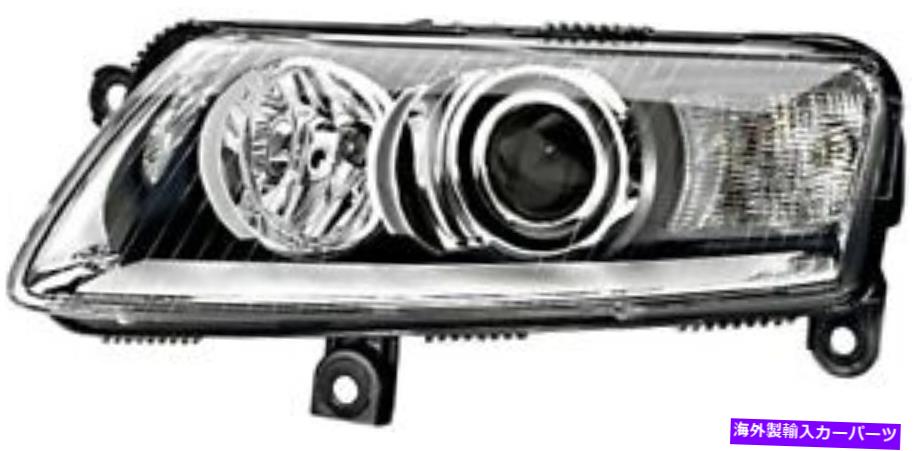 USヘッドライト HELLA AUDI A6 ALLROAD C6 2004-2008 Bi-Xenon DRL LED AFSヘッドライトランプを残しました HELLA AUDI A6 Allroad C6 2004-2008 Bi-Xenon DRL LED AFS Headlight Lamp LEFT