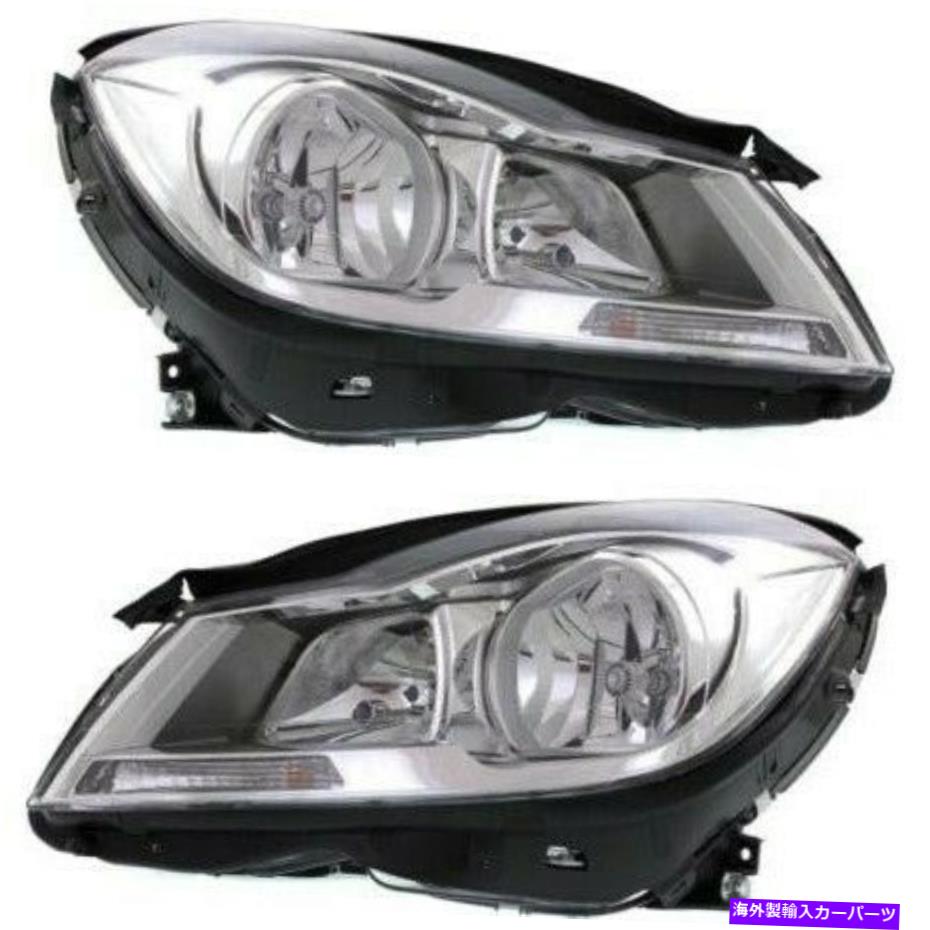 USإåɥ饤 MB2503187MB2502187륻ǥC饹ΤκΥإåɥ饤ȥ MB2503187, MB2502187 Headlight Lamp Left-and-Right for Mercedes C Class Sedan