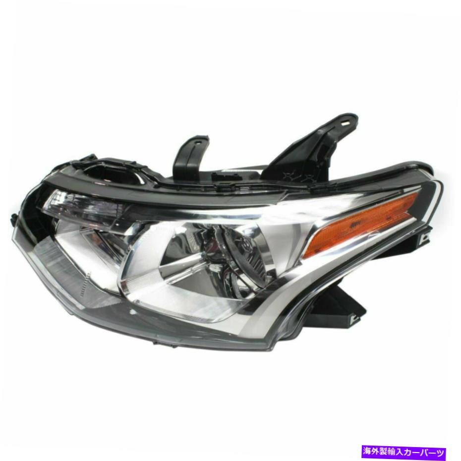 USヘッドライト 新しいハロゲンヘッドランプアセンブリドライバーサイドフィット三菱アウトランダーMI2502163 NEW HALOGEN HEADLAMP ASSEMBLY DRIVER SIDE FITS MITSUBISHI OUTLANDER MI2502163