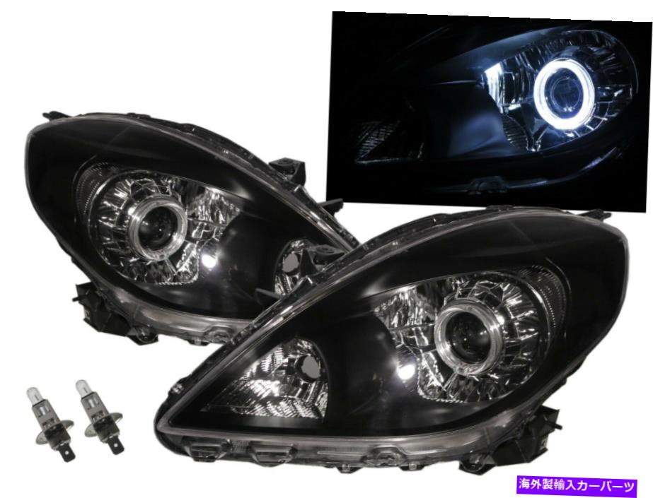 USヘッドライト 日曜日のLHDのためのSunny N17 2011 - 現在のセダン4DガイドLED Angel-Eye Headlight BK Sunny N17 2011-present Sedan 4D Guide LED Angel-Eye Headlight BK for NISSAN LHD