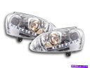 USヘッドライト Rhd車のためのクロムカラーでVWゴルフ5 1K 03-08のためのLED DRLの夏時間のヘッドライト LED DRL Daylight H...