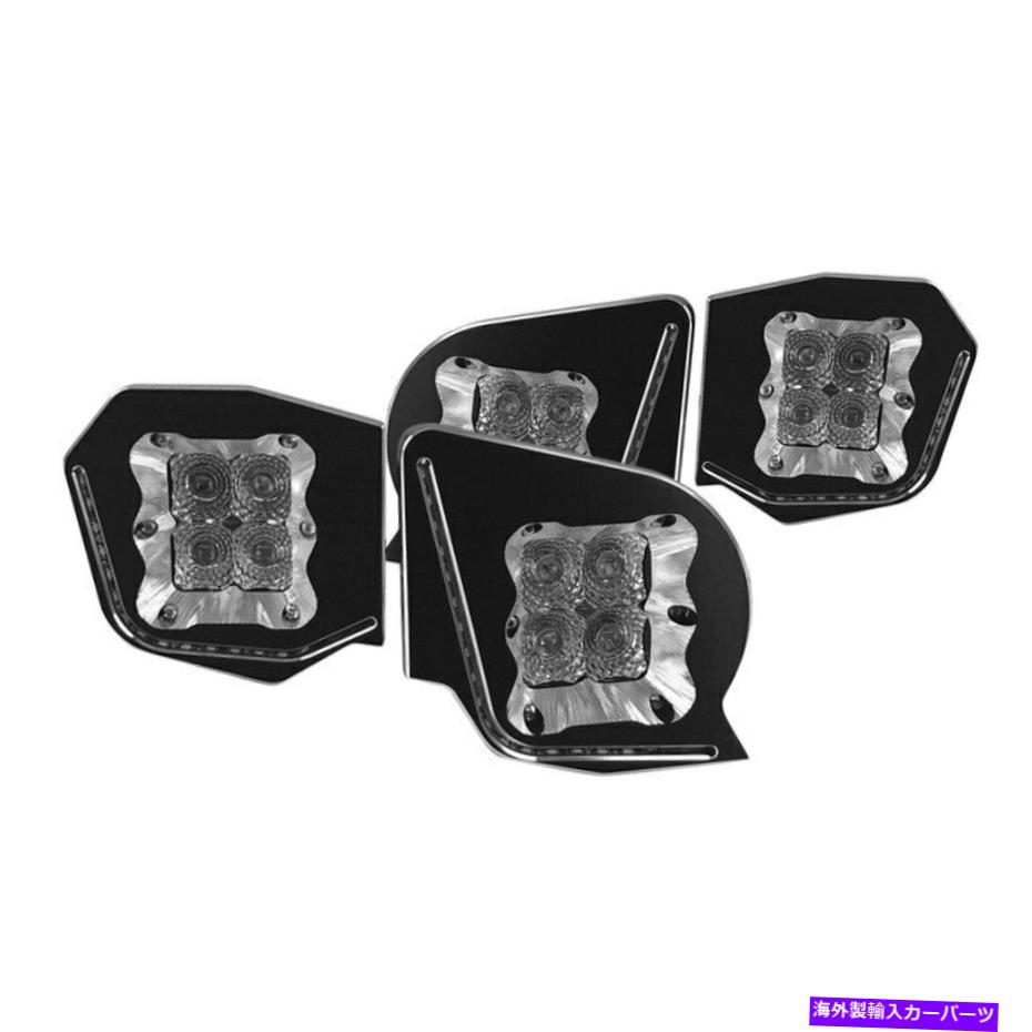 USإåɥ饤 YAMAHA YXZ1000R 16-17֥åץLEDإåɥ饤Wۥ磻DRL For Yamaha YXZ1000R 16-17 Black Projector LED Headlights w White DRL