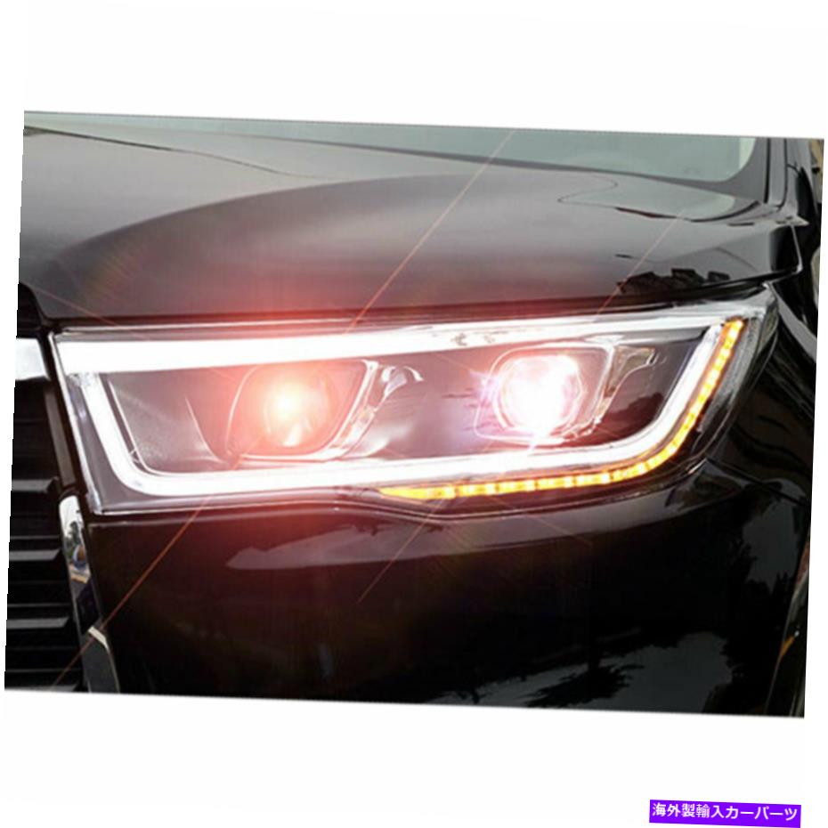 USإåɥ饤 Toyota Highlander LEDإåɥ饤Projector HID LED DRLʥߥå14-16 New For Toyota Highlander LED Headlights Projector HID LED DRL Dynamic 14-16