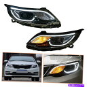 USヘッドライト KIA K2ヘッドランプ2015-2016 HIDプロジェクターLED DRLはOEMハロゲンを置き換えました For Kia K2 Headlamps 2015-2016 HID Projector LED DRL Replace OEM Halogen(2)