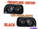 USヘッドライト FreightLiner Centuryクラスのヘッドライト(セット)W / Ambeberled Daylight&Turn信号LED Freightliner Century Class Headlight (SET) W/AmberLED DayLight & Turn Signal LED(2)