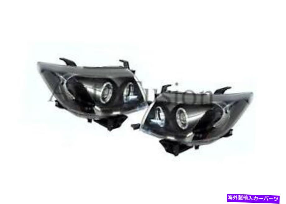 USヘッドライト ヘッドライトセットブラックトヨタハイラックスTGN /くん/ GGN（2011-2015） Headlight Set Black For Toyota Hilux Tgn/Kun/Ggn (2011-2015)
