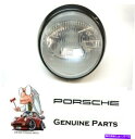 USヘッドライト ポルシェ911ブラックヨーロッパリムヘッドライトアセンブリH-4純正0301800103 Porsche 911 Black European Rim Headlight Assembly H-4 GENUINE 0301800103(2)
