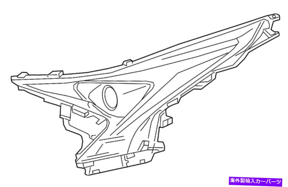 USヘッドライト 本物のトヨタコンポジットヘッドランプ81070-47711 Genuine Toyota Composite Headlamp..