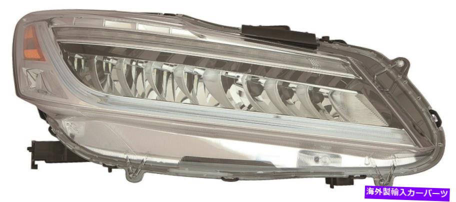 USヘッドライト ホンダアコードハイブリッド2017 LED右乗客ヘッドライトヘッドライトフロント FITS HON..