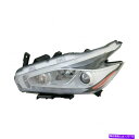 USヘッドライト 金曜日のムラノヘッドライト2015年2016運転手ハロゲン電球に収まりますCapa Fits Nissan Murano Headlight ...
