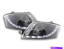USヘッドライト Audi TT 8N 98-05 RHD車のためのLED DRLライトが付いている黒いプロジェクターのヘッドライト Black project...