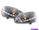 USヘッドライト RHD車のためのブラックのVWゴルフ5タイプ1K 03-08のためのLED DRLの日光ヘッドライト LED DRL Daylight Hea...