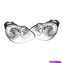 USヘッドライト Cayenne 03-06 V6 V8用左右ヘッドライトアセンブリハロゲンのペアセット Pair Set of Left & Right Headlights Assemblies Halogen For Cayenne 03-06 V6 V8(2)